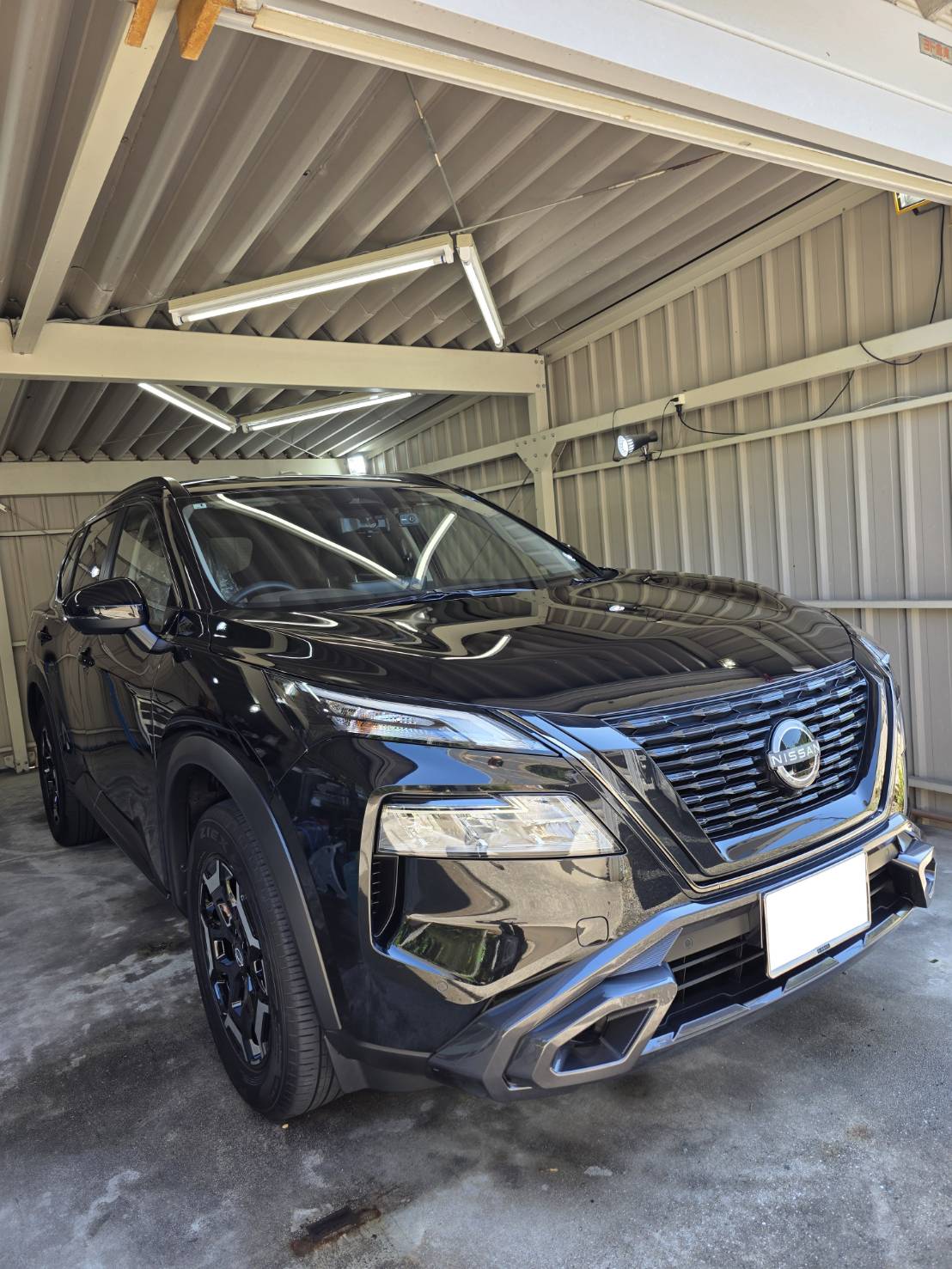 EXCELCOAT『雅』施工から1年半、6ヶ月メンテナンス後の日産エクストレイル（広島県福山市）